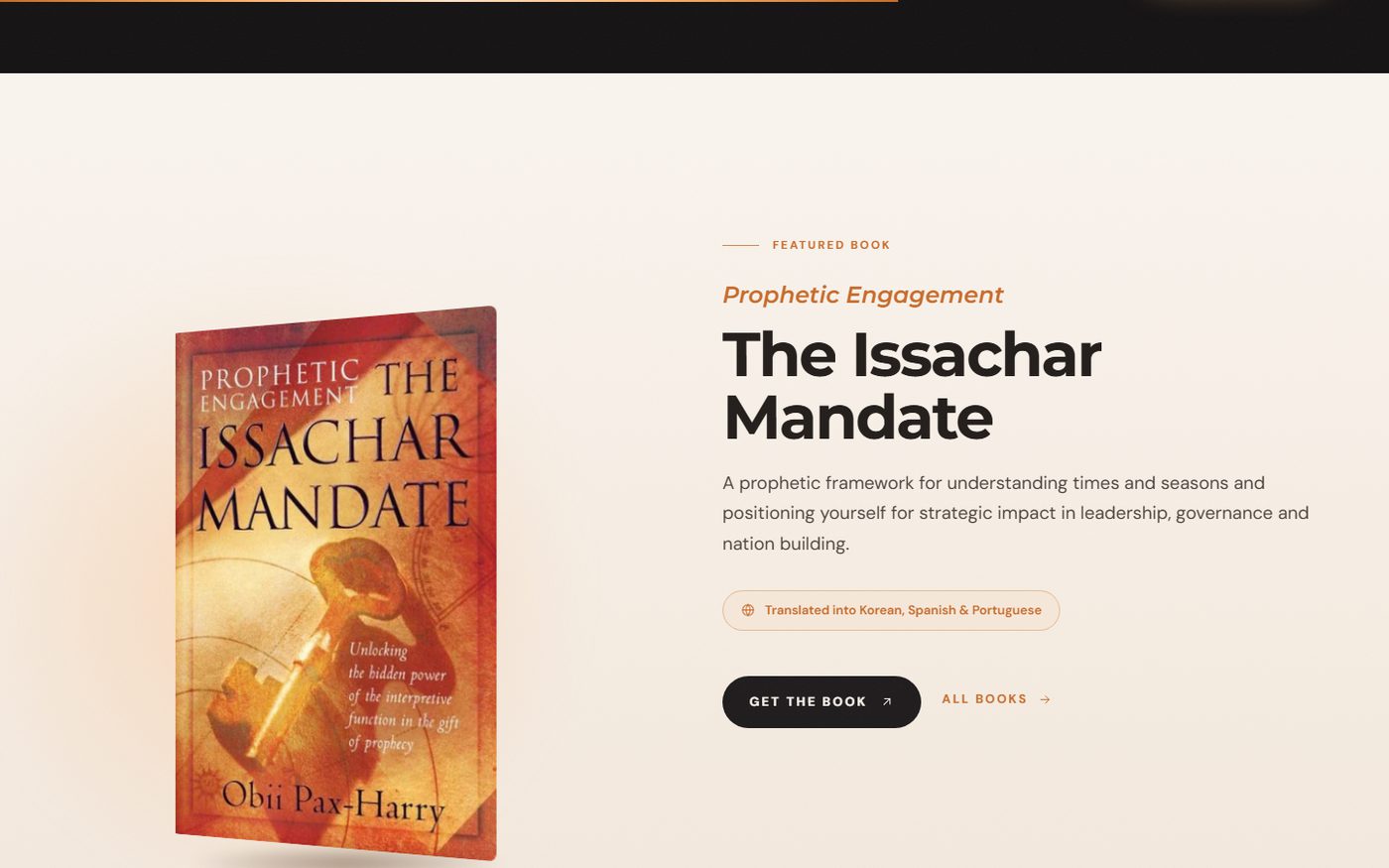 Books presented in 3D, with translations and store links.