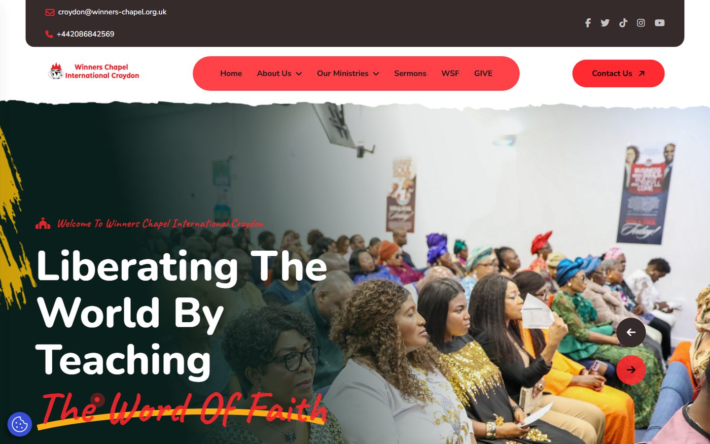 The Winners Chapel International Croydon website